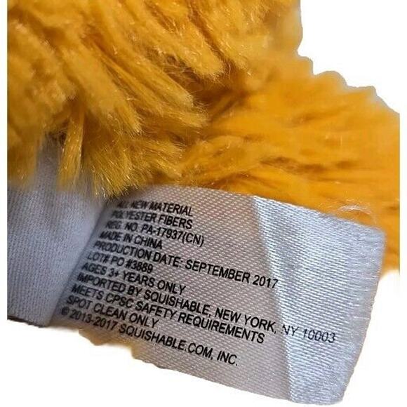 Squishable Plush Mini Red Fox Chocolate Chip Cookie Stuffed Animal Retired 7” - Picture 8 of 10